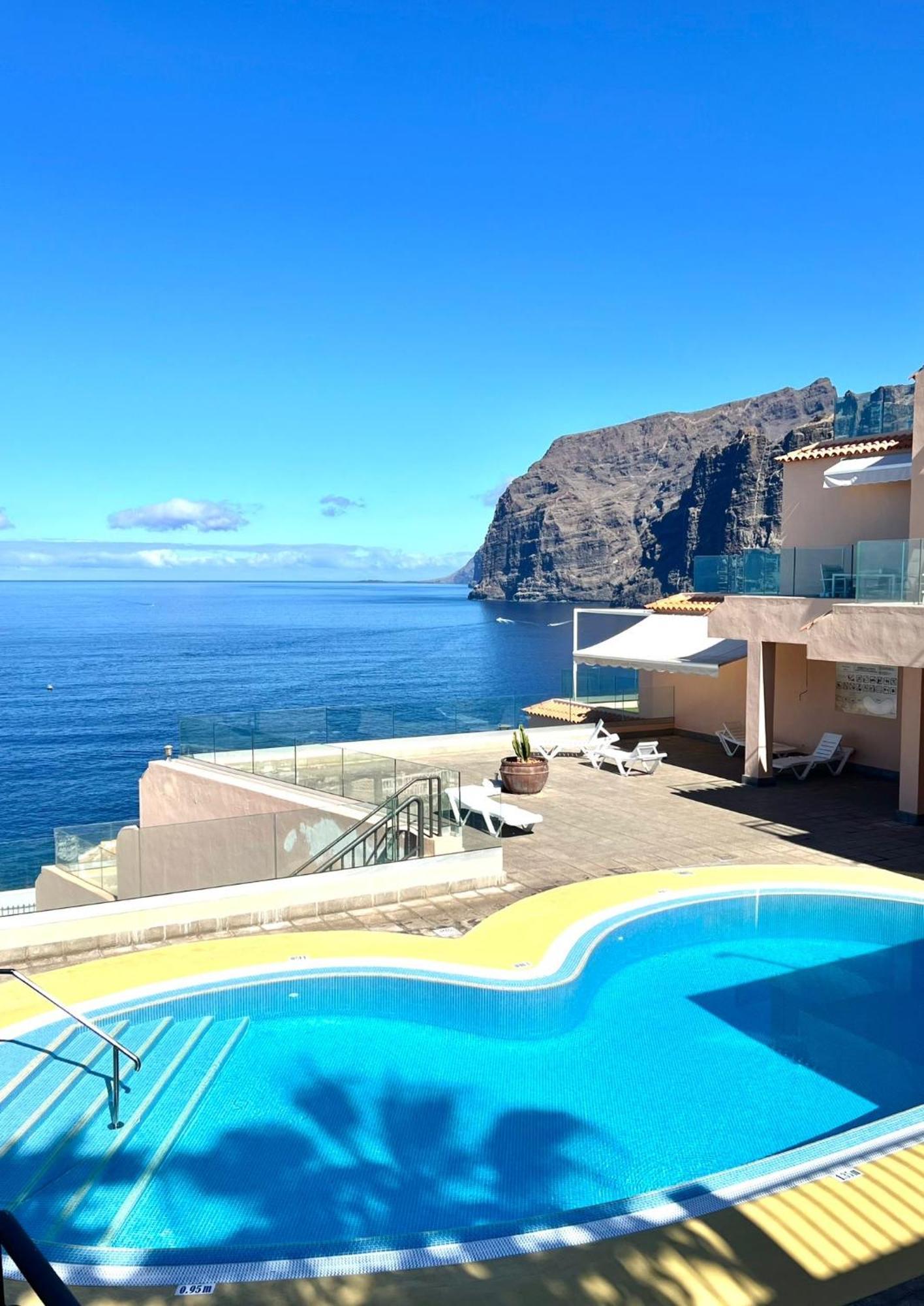 Apartamento Incleibles Vistas Al Oceano Y Piscina. Acantilado de los Gigantes Exterior foto